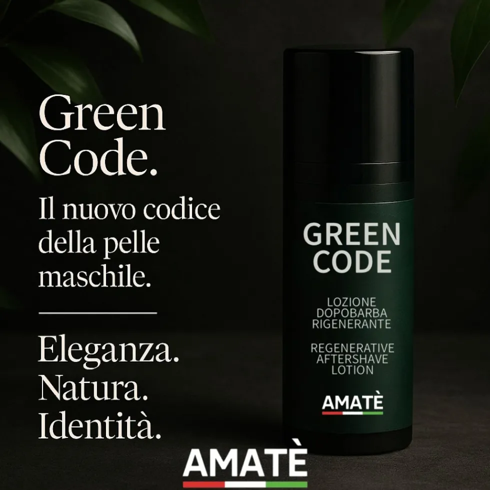 Amatè Lozione Dopobarba Rigenerante Bio - Green Code