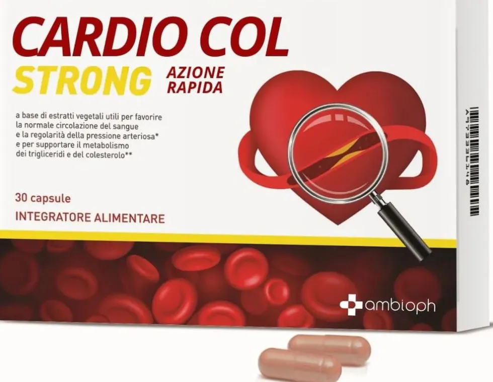 AMBIOPH - Riso rosso fermentato colesterolo - Integratore con Riso Rosso, Berberina, Acido Folico,
