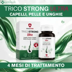AMBIOPH - TricoSTRONG Ultra - Integratore Capelli Biotina Cheratina Complex