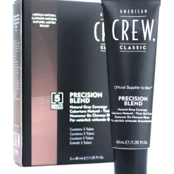 American Crew Precision Blend 5 6 Medium Ash Set 3 articoli