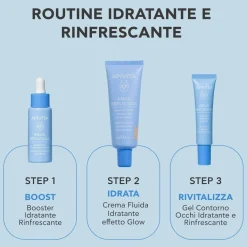 Apivita Aqua Beelicious Crema Viso Idratante Colorata Healthy Glow SPF30 - texture leggera + Face & Eye Foam 75 ml GRATIS