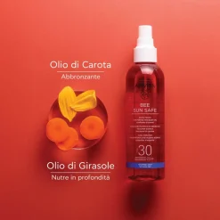 Apivita Bee Sun Safe Olio solare spray corpo Abbronzante con protezioneSPF30 - texture leggera