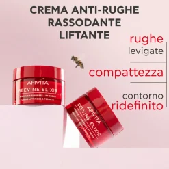 Apivita Beevine Elixir Crema Viso Antirughe Rassodante e Liftante - Texture Ricca + Face & Eye Foam 75 ml GRATIS