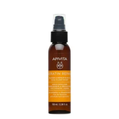 Apivita Keratin Repair Olio Termoprotettore e Riparatoratore, capelli danneggiati, anti-crespo