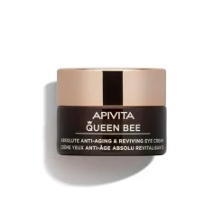 Apivita Queen Bee Crema Contorno Occhi Antietà Assoluta e Rivitalizzante per borse, occhiaie + Face & Eye Foam 75 ml GRATIS