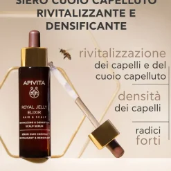 Apivita Royal Jelly Elixir Siero Cuoio Capelluto Rivitalizzante e volumizzante capelli più folti
