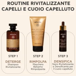 Apivita Royal Jelly Elixir Siero Cuoio Capelluto Rivitalizzante e volumizzante capelli più folti