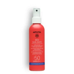 Apivita Spray Hydra Melting Crema solare Viso e Corpo Ultra-Leggero SPF50