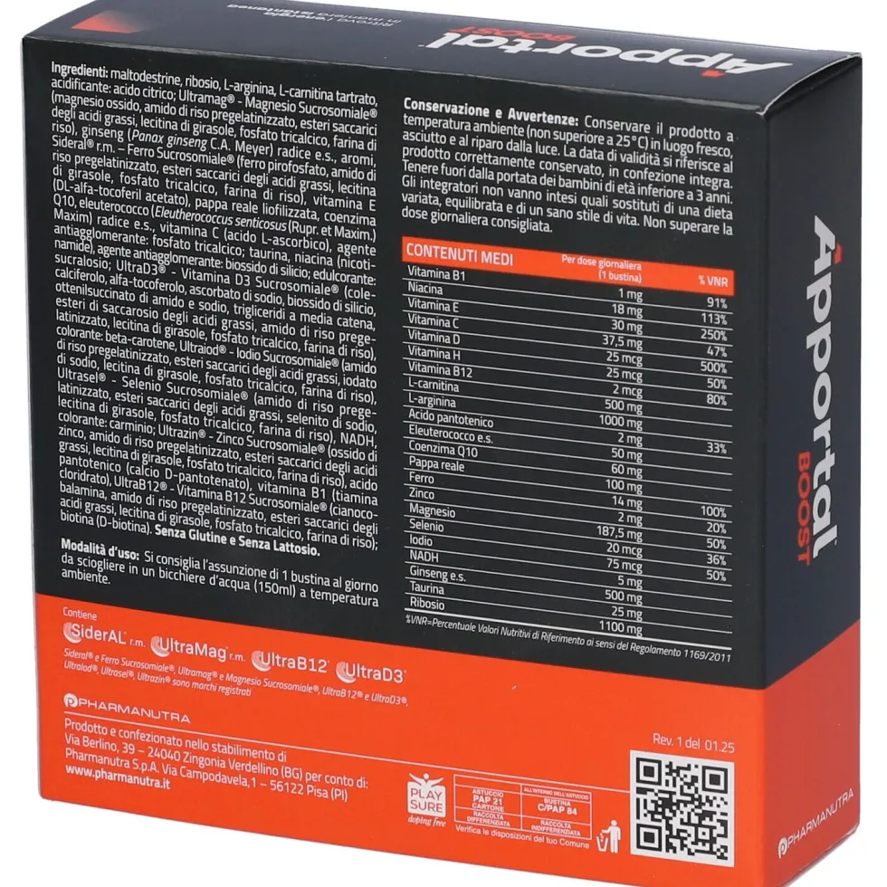 Apportal® Boost Integratore Alimentare In Bustine + Borraccia GRATIS