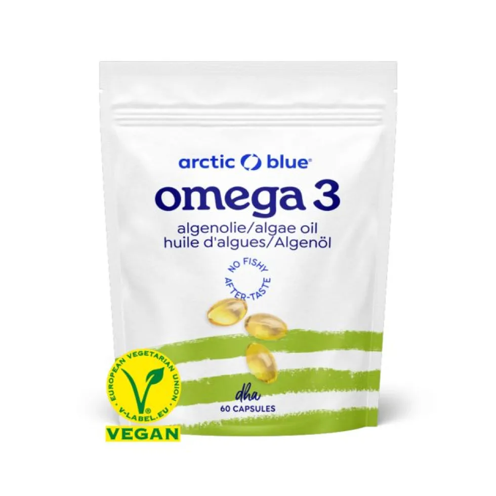 Arctic Blue Omega 3 Olio di Alghe DHA con capsule piccole