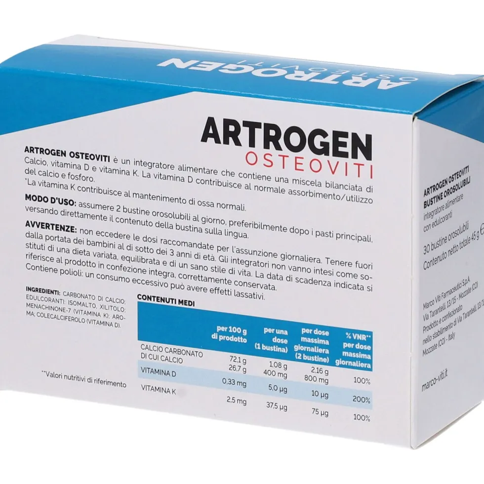 Artrogen Osteoviti Bustine Orosolubili
