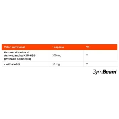 Ashwagandha KSM-66® estratto di radice standardizzato in capsule