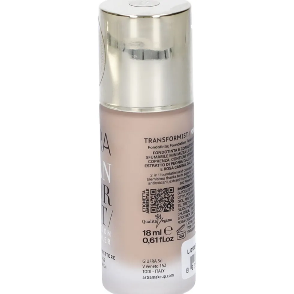 ASTRA Make-UP Transformist - Fondotinta + Correttore Tonalità 1N