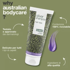 Australian Bodycare Silver Shampoo contro la caduta dei capelli