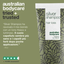 Australian Bodycare Silver Shampoo contro la caduta dei capelli
