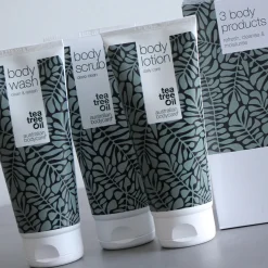 Australian Bodycare Tre prodotti per brufoli, pelle impura e punti neri su schiena e glutei