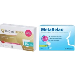 B-Dyn B12 I.F. Compresse Masticabili + Metagenics™ MetaRelax® Bustine Gusto Lime