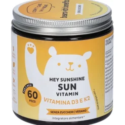 Bears With Benefits Hey Sunshine Sun Vitamin Con D3 Caramelle Gommose