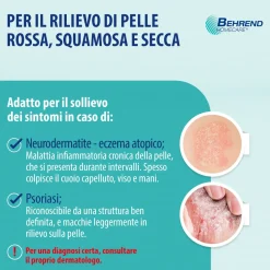Behrend | Crema per psoriasi e neurodermite per pelli arrossate, secche e scagliose