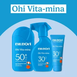 Bilboa Ohi Vita-mina Latte Solare SPF 50+ con multivitamina