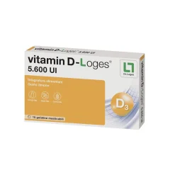 Biofarmex Vitamin D-Loges 5.600 UI Gelatine Masticabili
