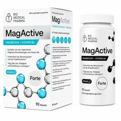 Bio Medical Pharma Capsule Complesso di Magnesio MagActive con Vitamina B6