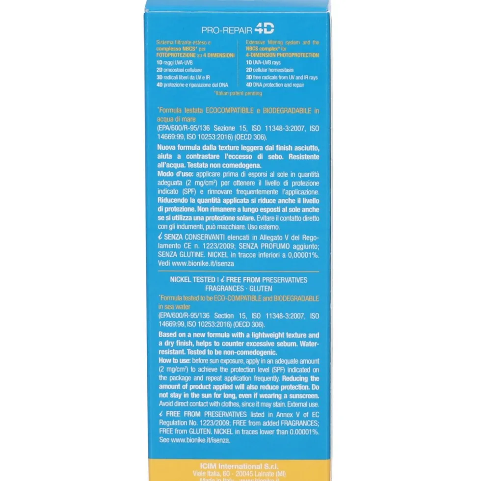 Bionike Defence Sun 50+ Crema Viso Mat