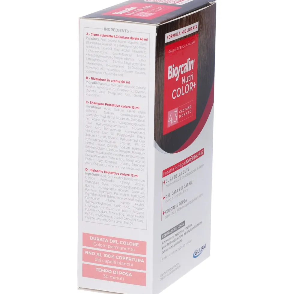 Bioscalin® Nutricolor+ 4.3 Castano Dorato
