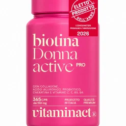 Biotina Donna – Integratore per capelli, pelle e unghie | Vitaminact