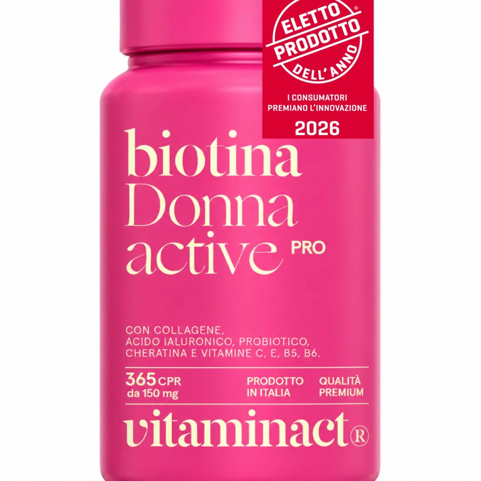 Biotina Donna – Integratore per capelli, pelle e unghie | Vitaminact