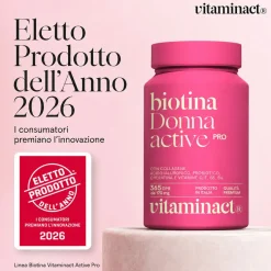 Biotina Donna – Integratore per capelli, pelle e unghie | Vitaminact