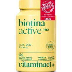 Biotina Softgel – Integratore per capelli, pelle e unghie | Vitaminact