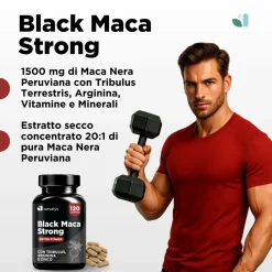 Black Maca Strong WESALYS® - Maca Nera Puruviana Energizzante e Tonificante