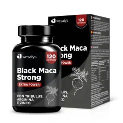 Black Maca Strong WESALYS® - Maca Nera Puruviana Energizzante e Tonificante
