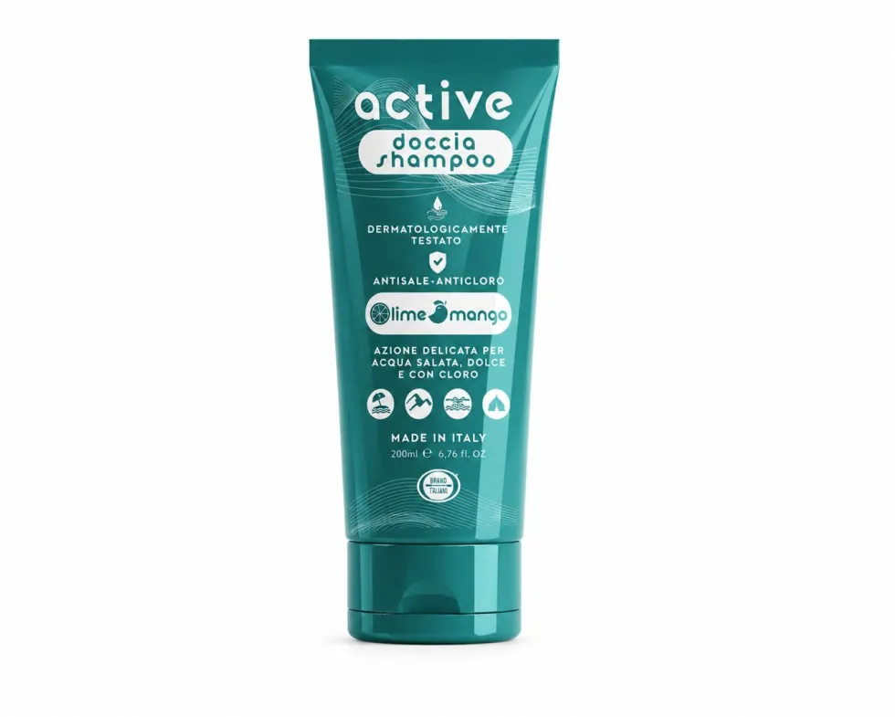 BRAND ITALIA - Doccia Shampoo Anti Sale e Anti Cloro LIME & MANGO
