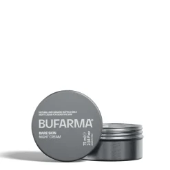 Bufarma Crema Notte Viso Bio con Latte di Bufala | Formula Delicata per Pelli Sensibili