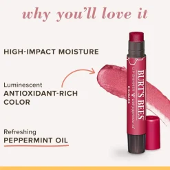 Burt's Bees Lucidalabbra Rabarbaro