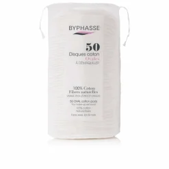 Byphasse Discos Algodón Ovales Desmaquillantes 50 u