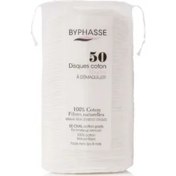 Byphasse Discos Algodón Ovales Desmaquillantes 50 u