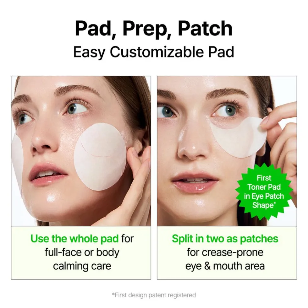 By Wishtrend Toner-Pads Lenitivi al Tè Verde e Ceramidi