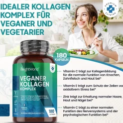 Capsule Complesso di Collagene Vegano WeightWorld