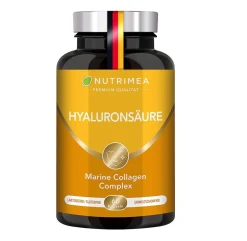 Capsule di acido ialuronico ad alto dosaggio Nutrimea - collagene marino