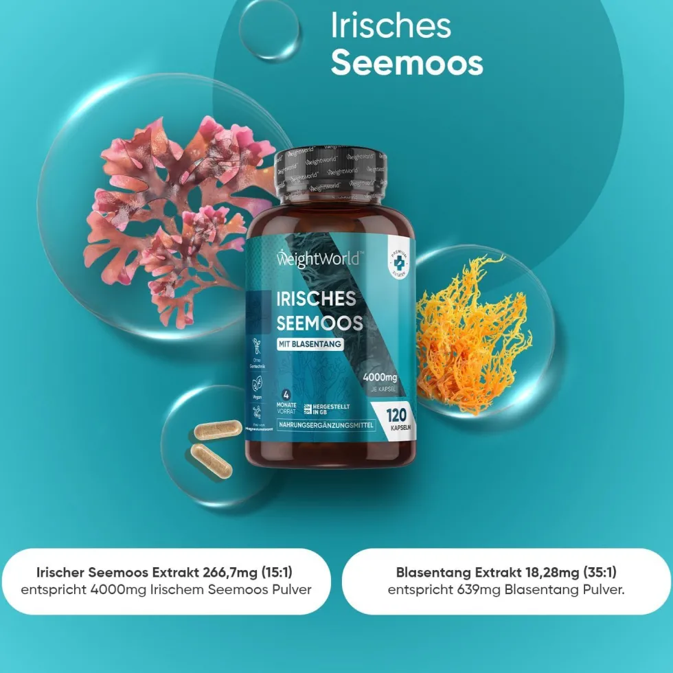 Capsule di Irish Sea Moss WeightWorld
