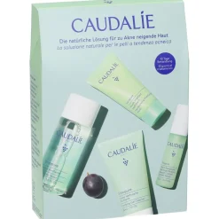 Caudalie Vinopure Starter Kit Gel Detergente + Lozione Purificante + Siero Salicilico + Fluido Idratante