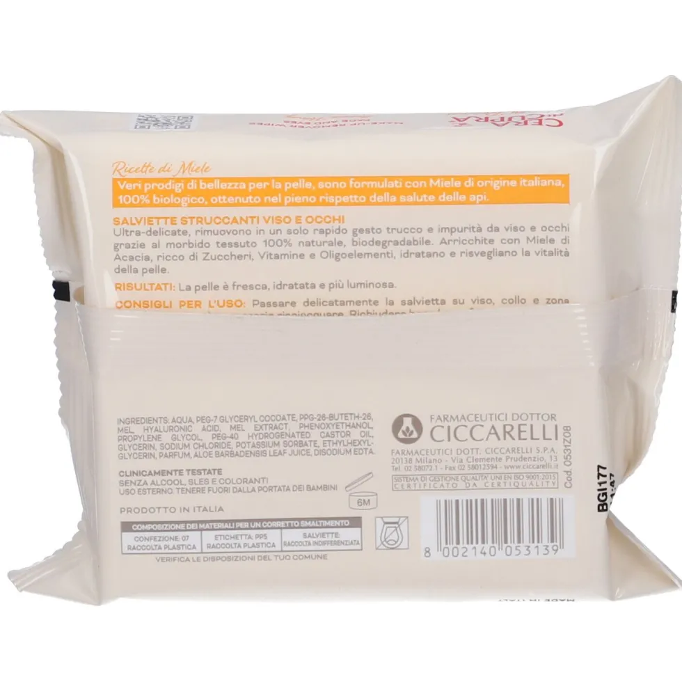Cera di Cupra Salviette Struccanti