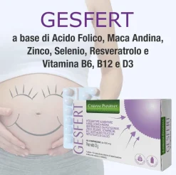 Cisbani Pharma Gesfert - compresse - Integratore per la fertilità femminile