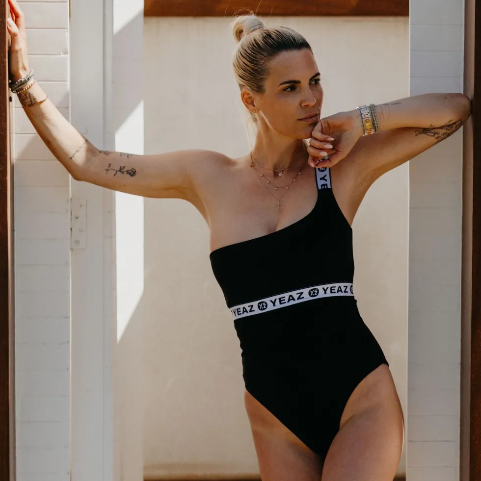 COCCARO Costume da bagno monospalla YEAZ