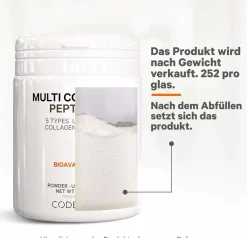 Codeage Multi Collagene Proteine in Polvere Peptidi