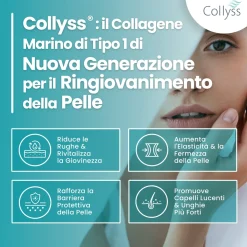 Collagene Marino Brevettato Tipo 1-2 + Acido Ialuronico - Pelle, Articolazioni, Capelli | VITASTRONG