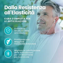 Collagene Marino Brevettato Tipo 1-2 + Acido Ialuronico - Pelle, Articolazioni, Capelli | VITASTRONG